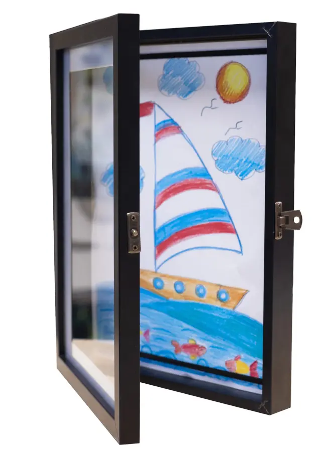 Okvir za risbe Newbie Akrilno steklo Črna A4