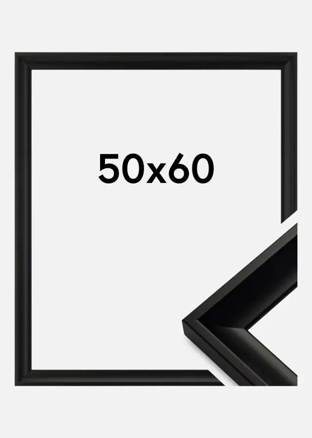 Okvir Öjaren Akrilno steklo Črna 50x60 cm