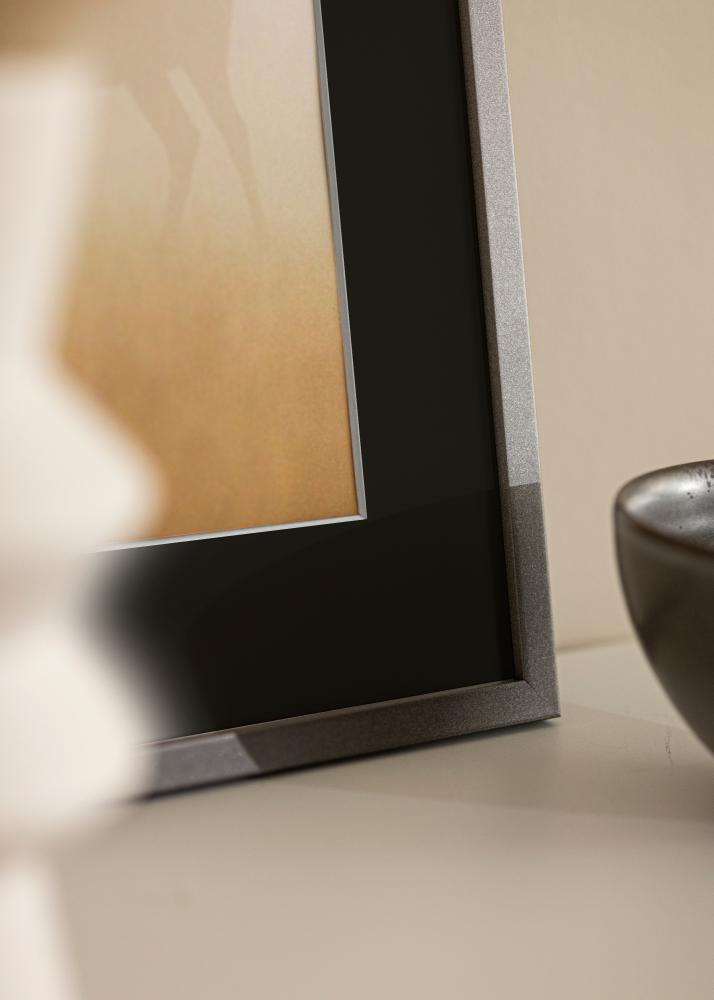 Okvir Edsbyn Grafit 40x40 cm - Paspartŭ Črna 10x10 inches