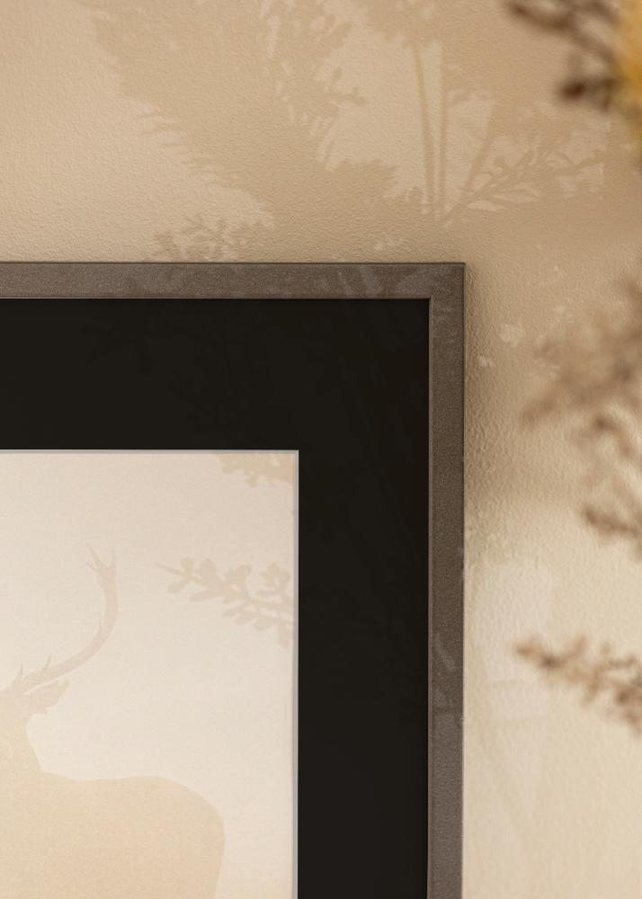 Okvir Edsbyn Grafit 40x40 cm - Paspartŭ Črna 10x10 inches