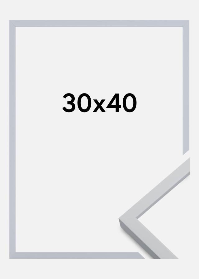 Okvir Oslo Akrilno steklo Bela 30x40 cm