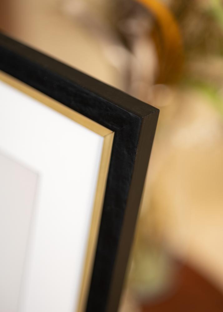 Okvir Leonie Črna - Poljubna velikost