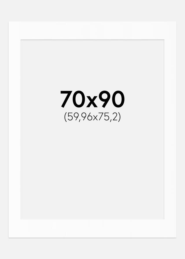 Paspartŭ Bela Standarden Bel notranji rob 70x90 cm (59,96x75,2)