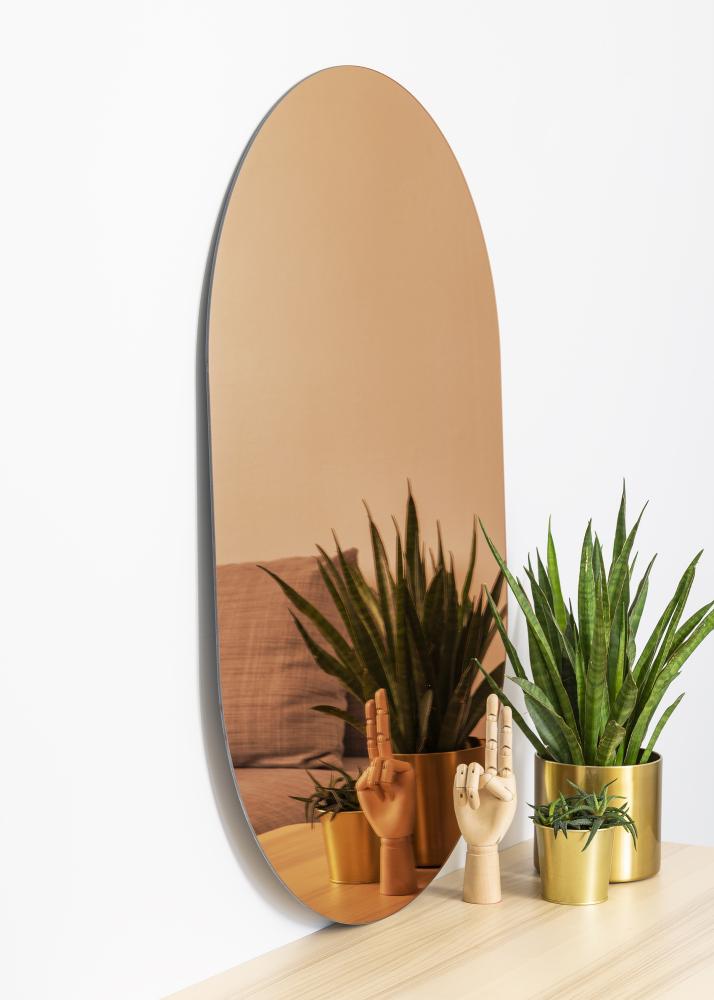KAILA Ogledalo Ovalna Rose Gold 70x100 cm