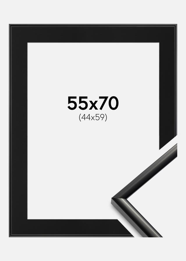 Okvir New Lifestyle Črna 55x70 cm - Paspartŭ Črna 45x60 cm