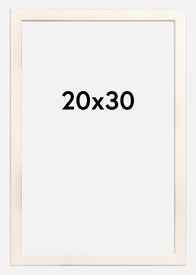 Okvir Liv Akrilno steklo Bela 20x30 cm