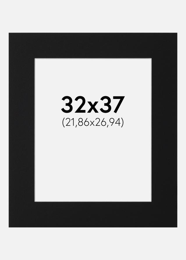 Paspartŭ Črni Standard (Belo Jedro) 32x37 cm (21,86x26,94)