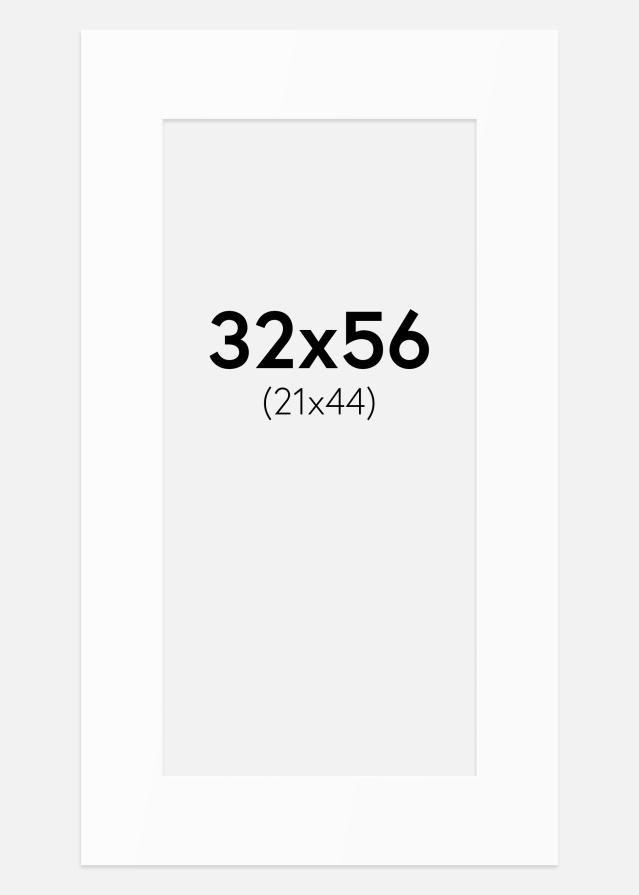 Paspartȗ Beli Standard (Belo Jedro) 32x56 cm (21x44)