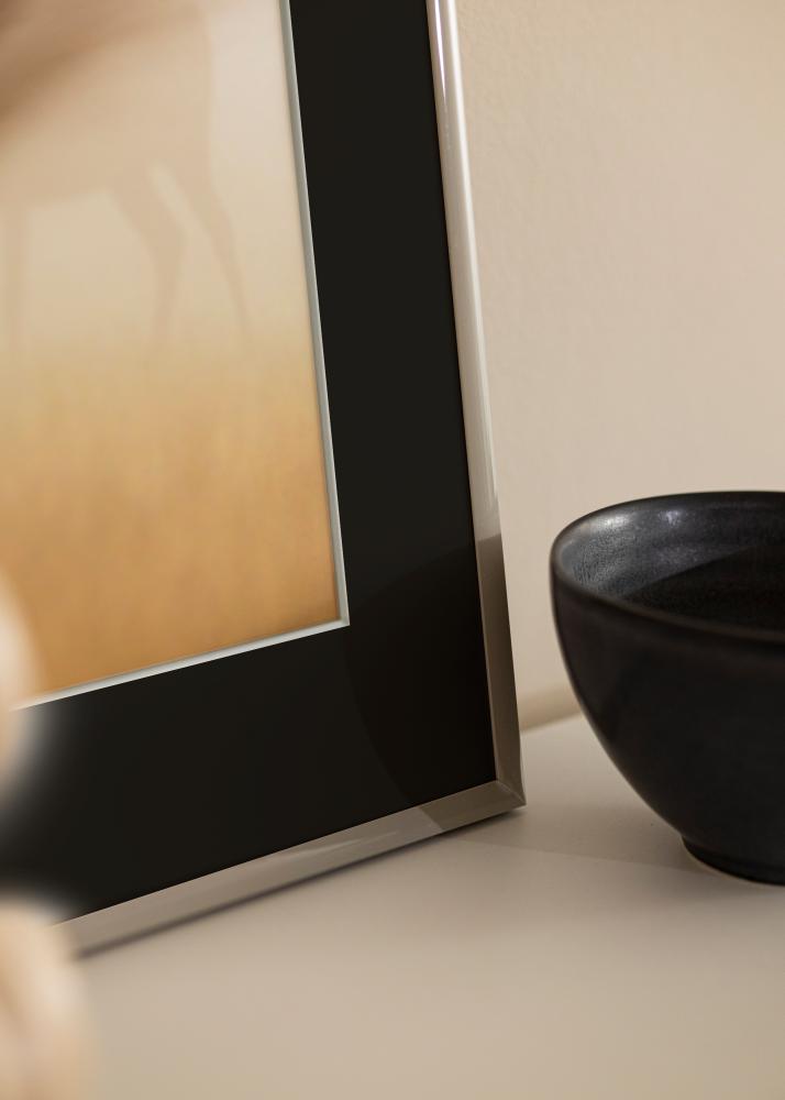 Okvir New Lifestyle Earth Grey 50x70 cm - Paspartŭ Črna 16x24 inches