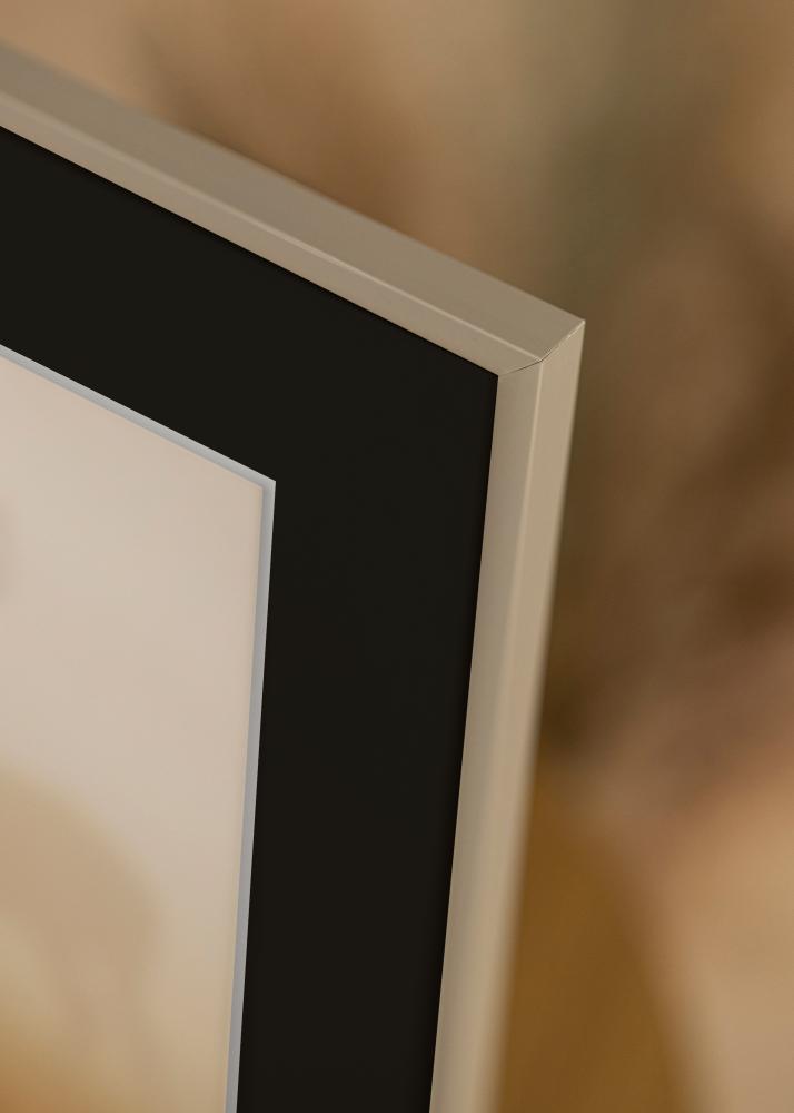 Okvir New Lifestyle Earth Grey 50x70 cm - Paspartŭ Črna 16x24 inches