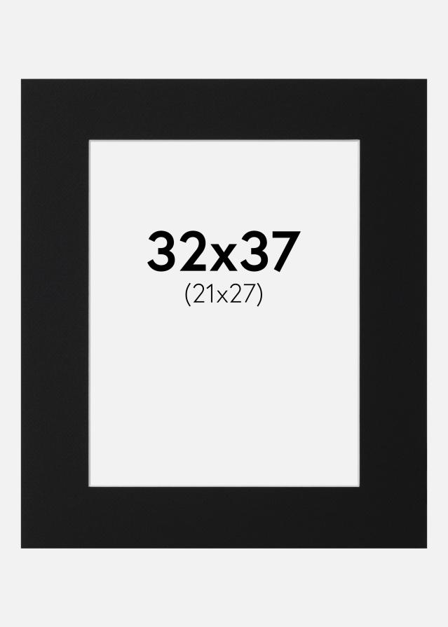 Paspartŭ Črni Standard (Belo Jedro) 32x37 cm (21x27)