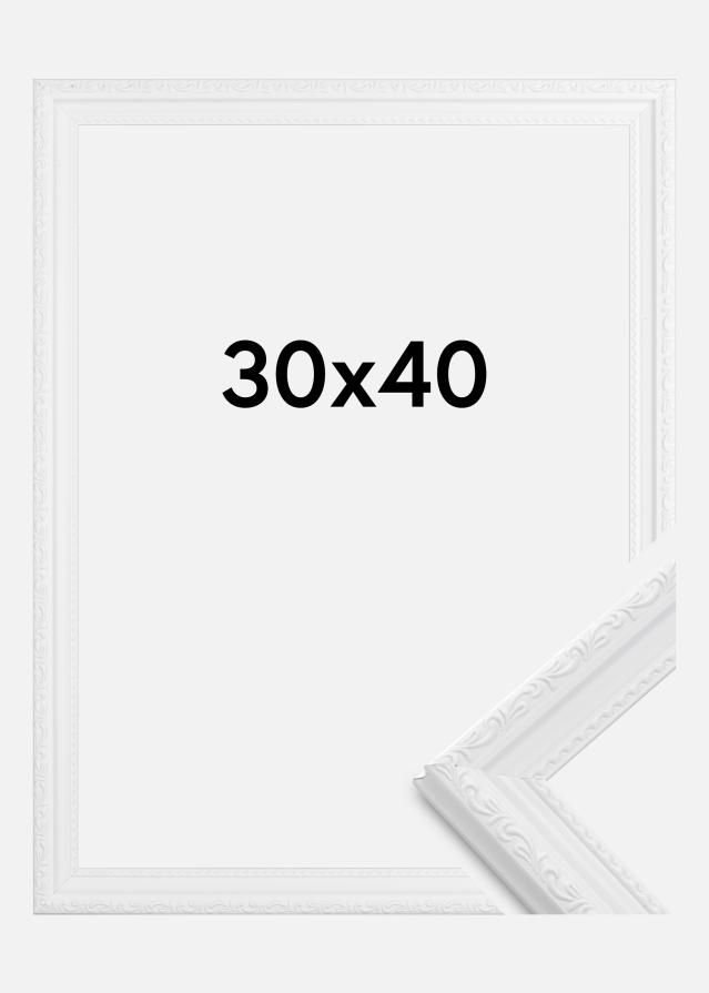 Okvir Abisko Akrilno steklo Bela 30x40 cm