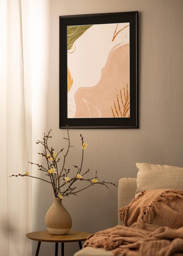 Okvir Horndal Črna 50x60 cm - Paspartŭ Črna 14x18 inches