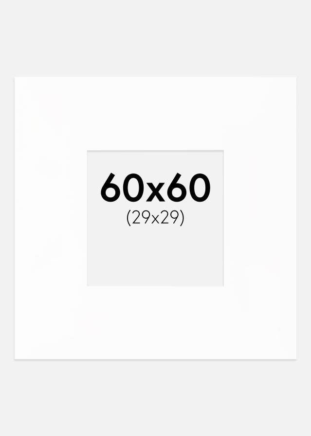 Paspartŭ XXL Bela Bel notranji rob 60x60 cm (29x29)