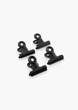 KAILA Poster Clip Black 30 mm - 4 kos