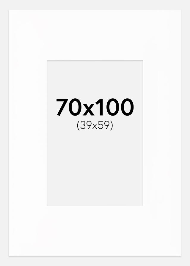 Paspartŭ XXL Bela Bel notranji rob 70x100 cm (39x59)