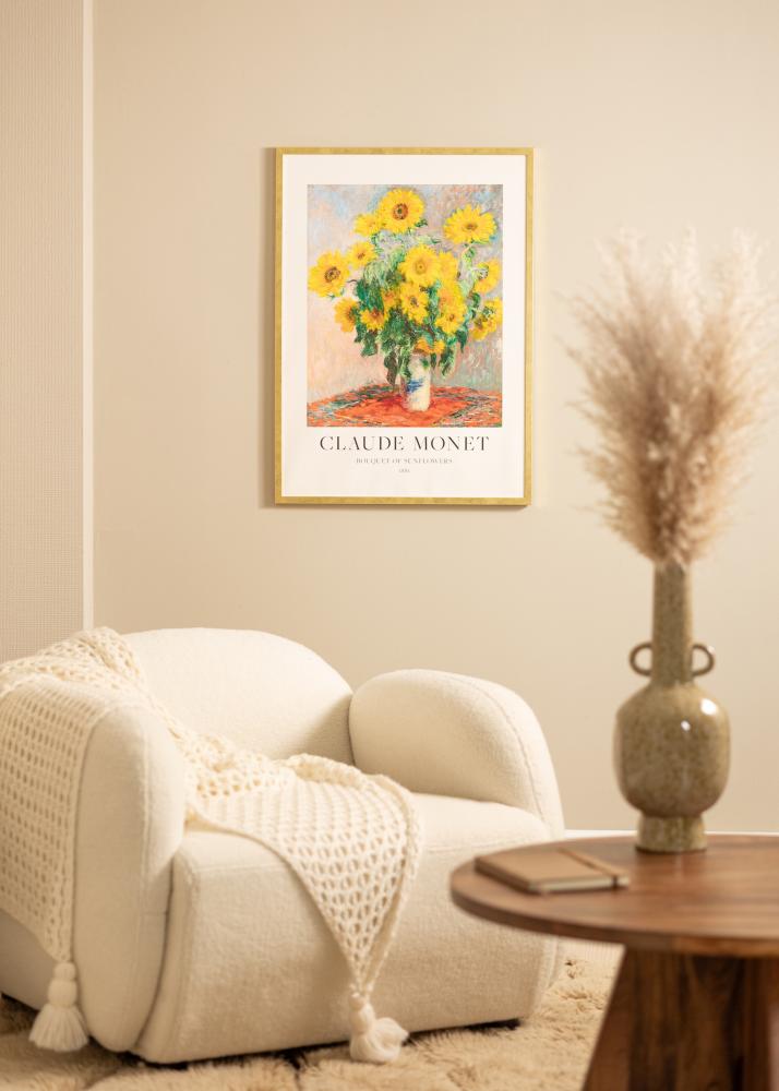 Okvir Ares Akrilno steklo Zlata 50x60 cm