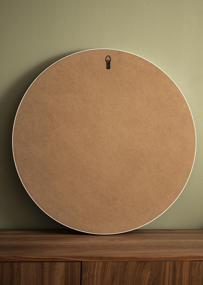 Ogledalo Reflection Bela 70 cm Ø