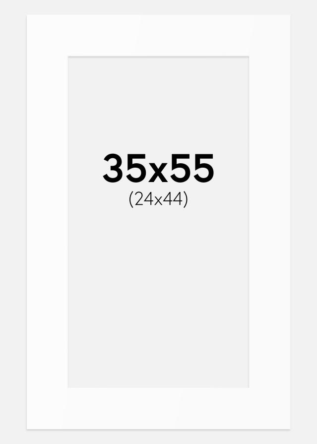 Paspartȗ Beli Standard (Belo Jedro) 35x55 cm (24x44)