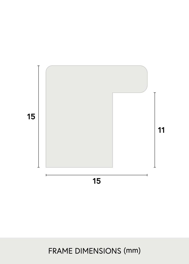 Okvir Vemdalen Akrilno steklo Hrast 14x24 cm