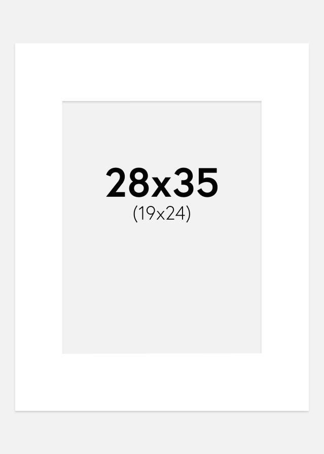 Paspartŭ Super bela Bel notranji rob 28x35 cm (19x24 cm)