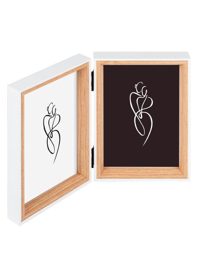 Silhouette Prepogljiv okvir Hrast 10x15 cm – 2 sliki