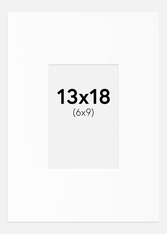 Paspartŭ Bela Standarden Bel notranji rob 13x18 cm (6x9)