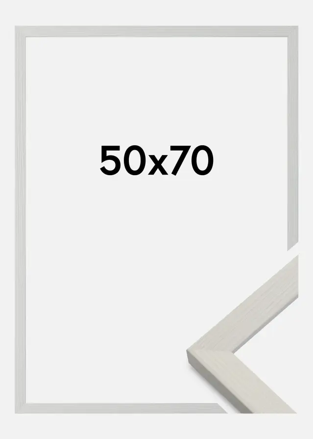 Okvir Fiorito Akrilno steklo Bela 50x70 cm