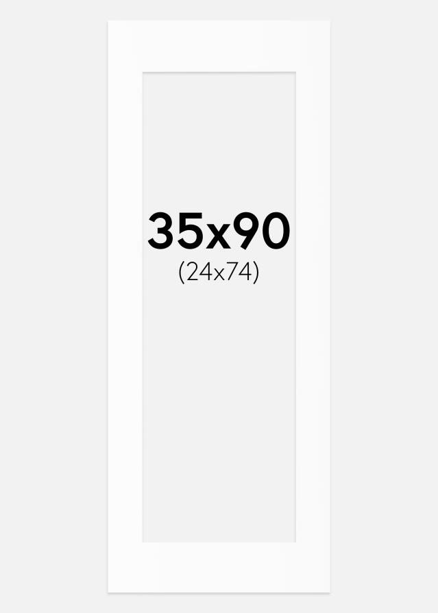 Paspartȗ Beli Standard (Belo Jedro) 35x90 cm (24x74)