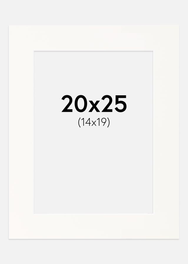 Paspartŭ Antique White Bel notranji rob 20x25 cm (14x19)