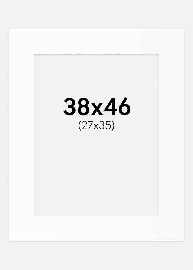 Paspartȗ Beli Standard (Belo Jedro) 38x46 cm (27x35)