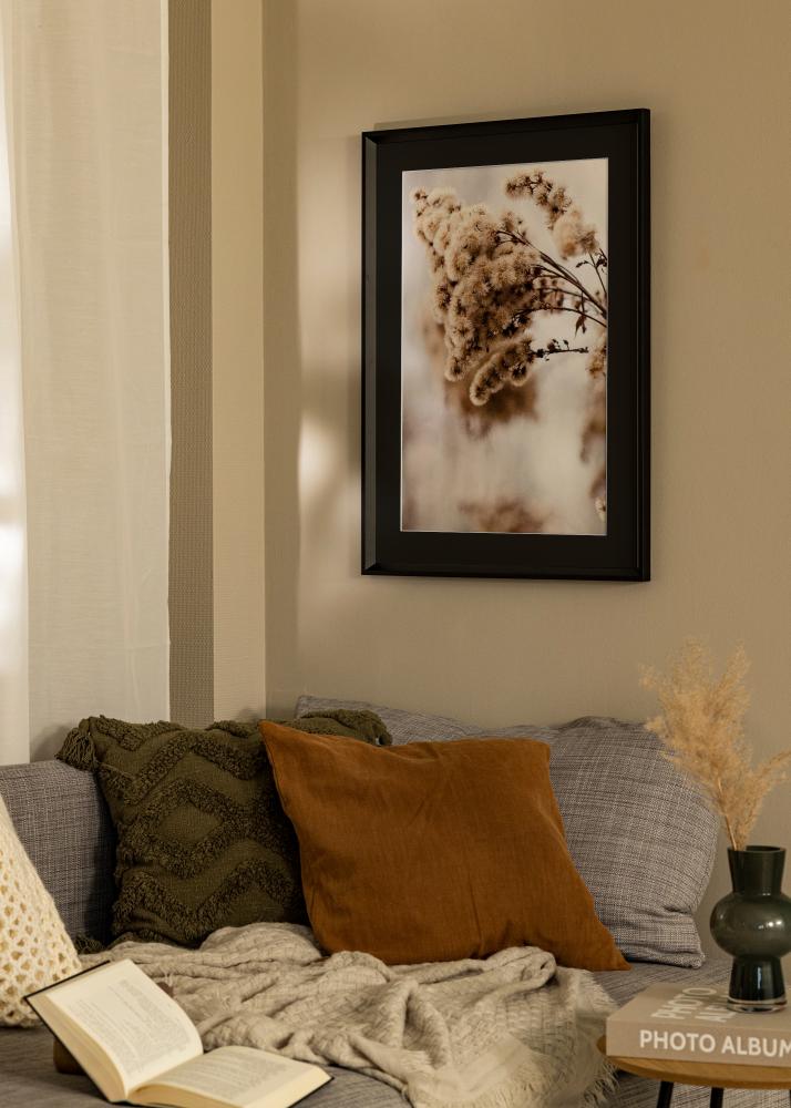 Okvir Globe Črna 30x30 cm - Paspartŭ Črna 8x8 inches