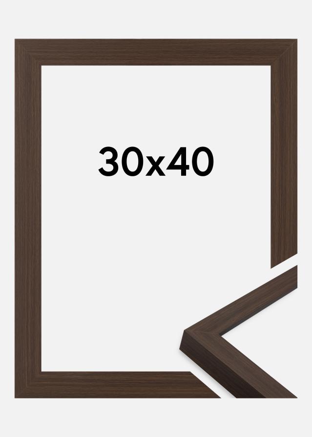 Okvir Wells Akrilno steklo Rjav 30x40 cm