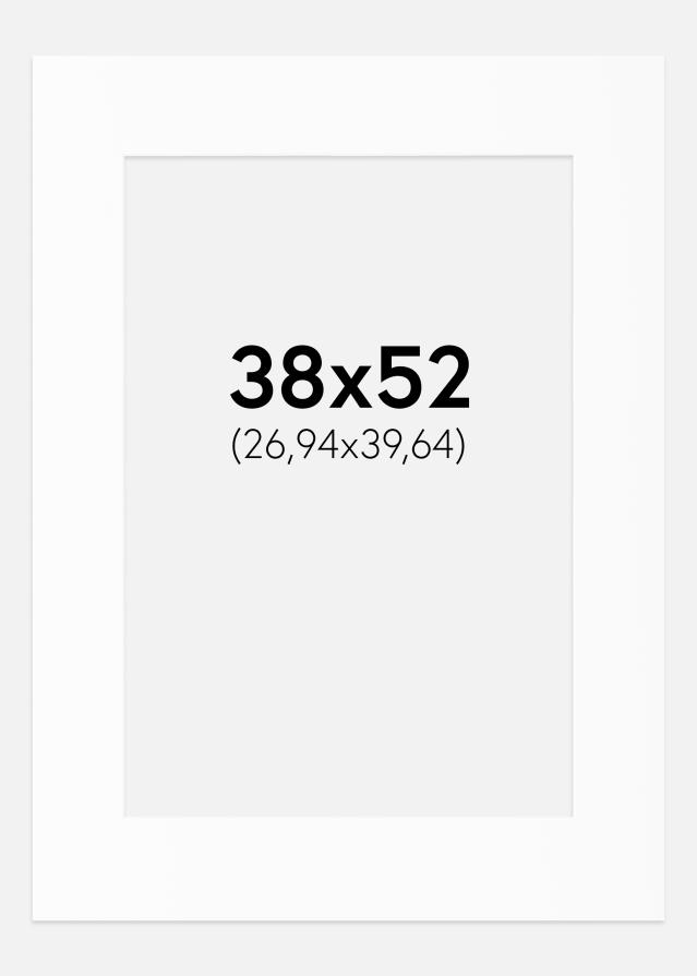 Paspartȗ Beli Standard (Belo Jedro) 38x52 cm (26,94x39,64)