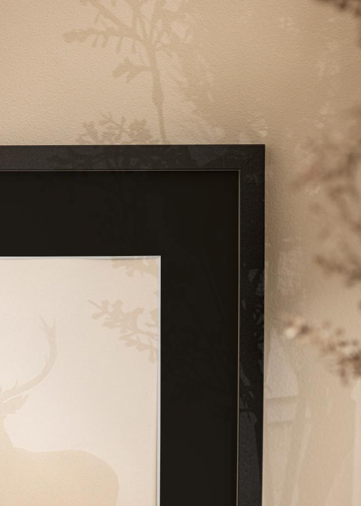 Okvir Trendy Črna 20x25 cm - Paspartŭ Črna 15x20 cm