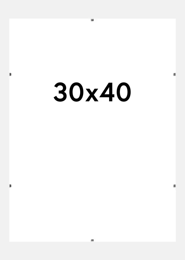 Okvir Okvir s kljukicami Akrilno steklo 30x40 cm