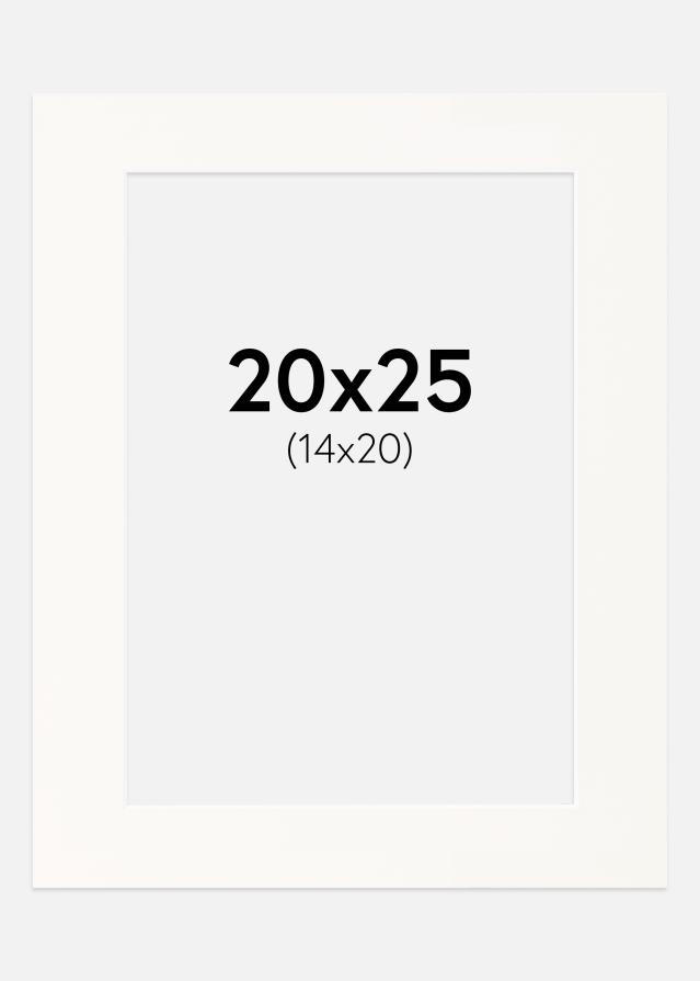 Paspartŭ Antique White Bel notranji rob 20x25 cm (14x20)