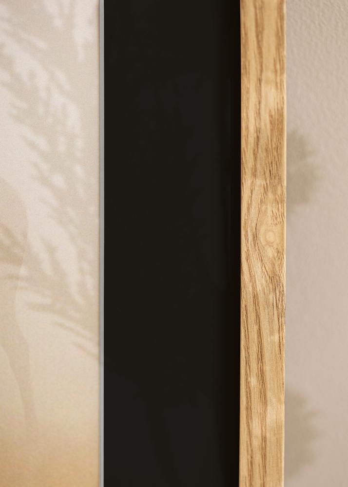 Okvir Trendy Hrast 40x50 cm - Paspartŭ Črna 27x35 cm