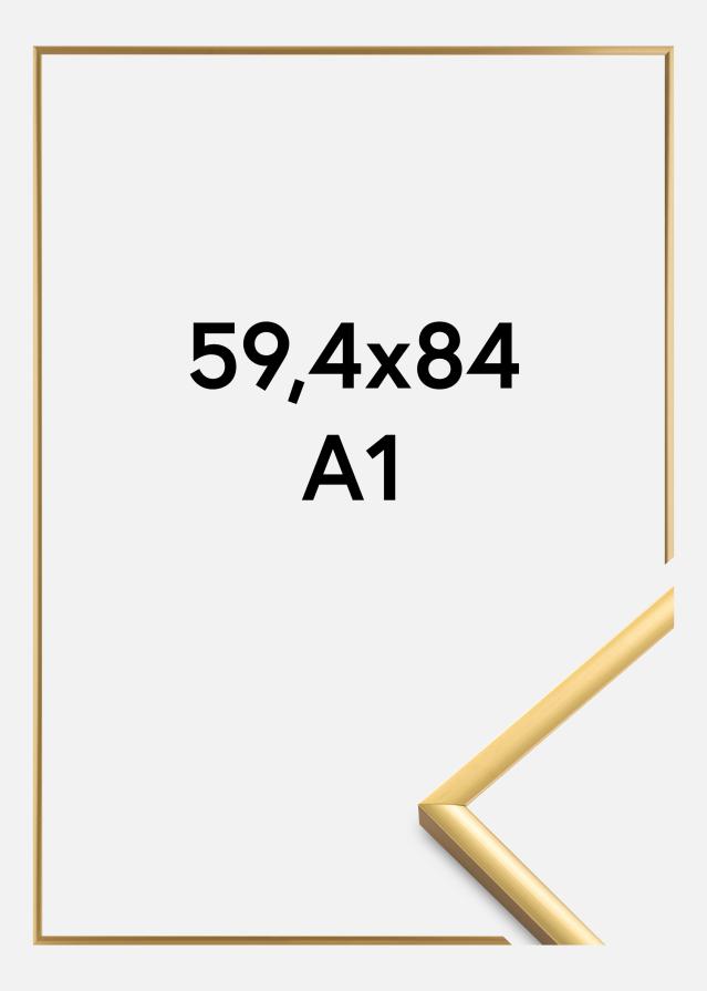 Okvir New Lifestyle Akrilno steklo Shiny Gold 59,4x84 cm (A1)