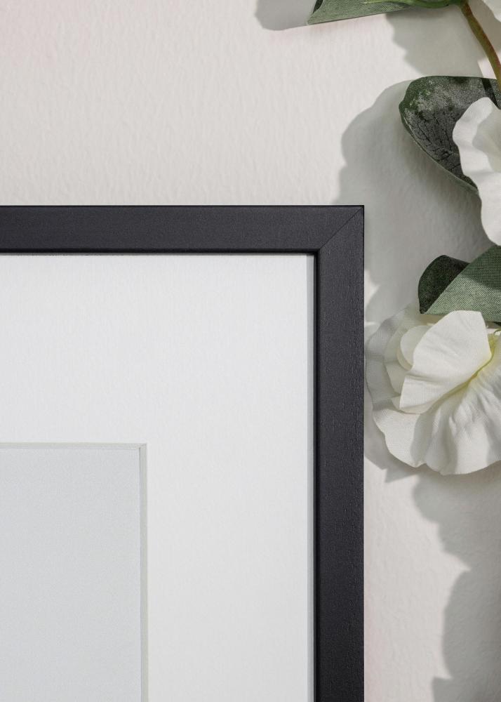 Okvir Edsbyn Akrilno steklo Črna 9x11 cm