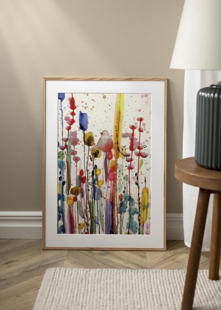 Okvir ozek hrast akrilno steklo 32x32 cm