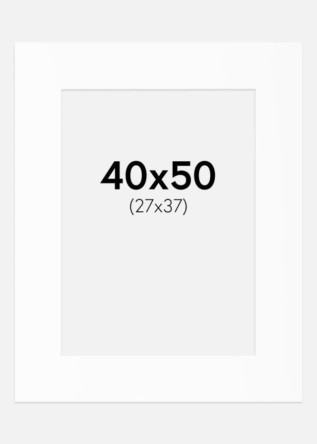 Paspartȗ Beli Standard (Belo Jedro) 40x50 cm (27x37)