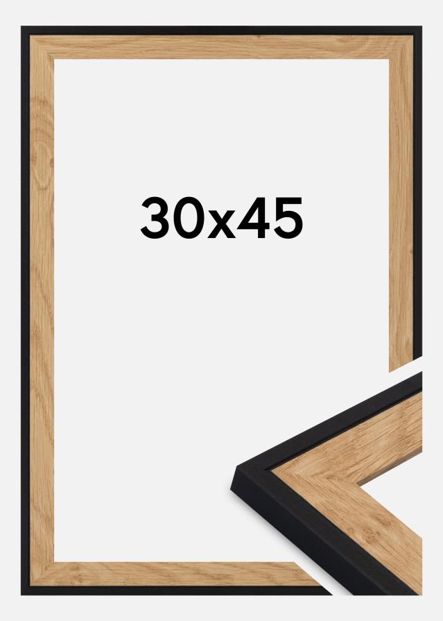 Okvir Iris Akrilno steklo Črna 30x45 cm