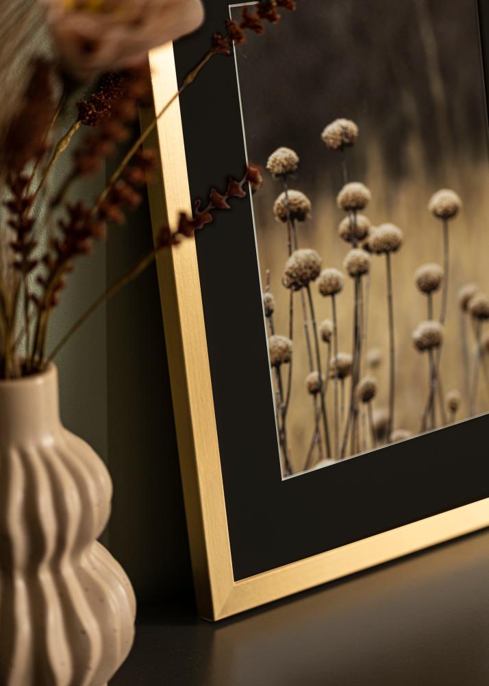 Okvir Selection Zlata 13x18 cm - Paspartŭ Črna 9x12 cm