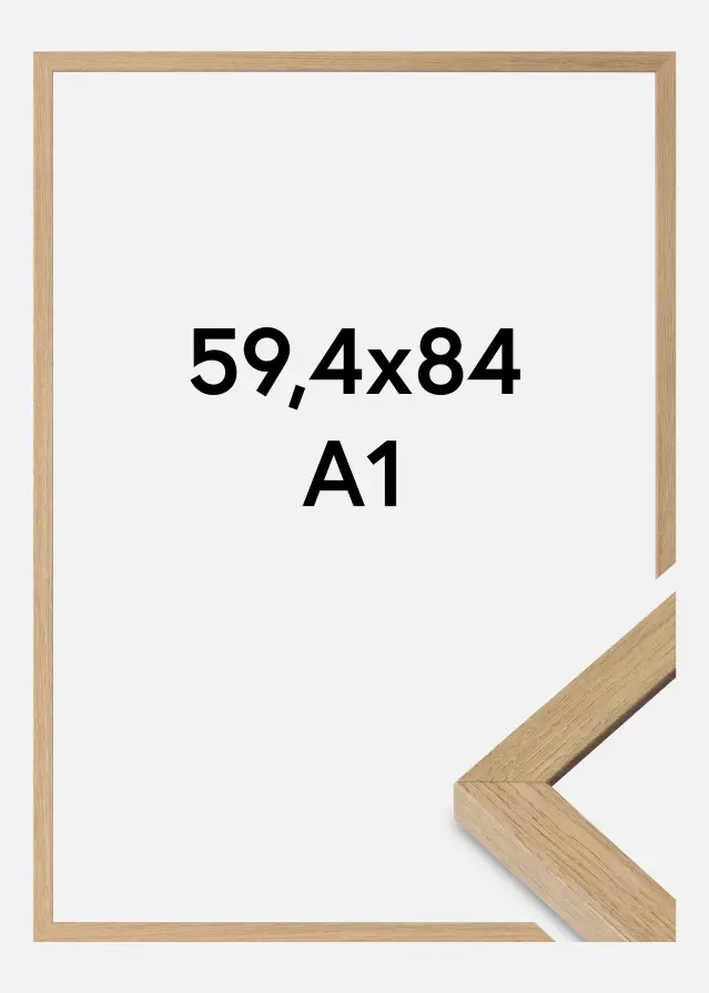 Okvir Hermes Akrilno steklo Naravni hrast 59,4x84,1 cm (A1)