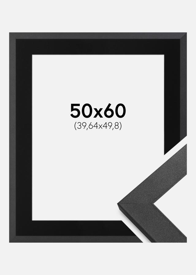 Okvir Graphite Wood 50x60 cm - Paspartŭ Črna 16x20 inches