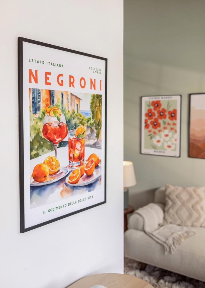 Okvir Edsbyn Akrilno steklo Črna 9x11 cm