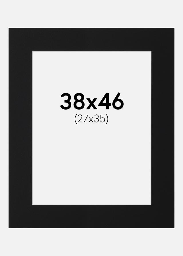 Paspartŭ Črni Standard (Belo Jedro) 38x46 cm (27x35)