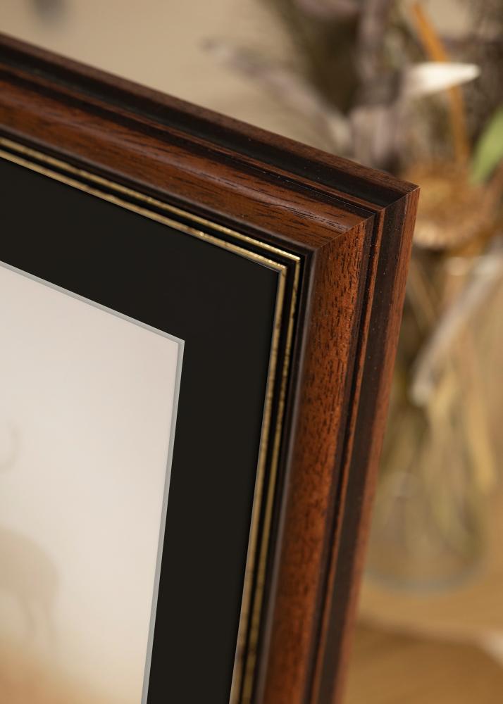 Okvir Old Retro 40x50 cm - Paspartŭ Črna 27x35 cm