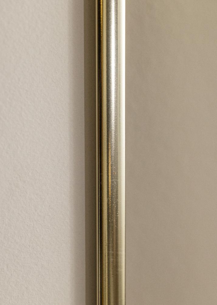 Okvir Aluminij Zlat sijaj 40x50 cm - Paspartŭ Bela 29,7x42 cm (A3)